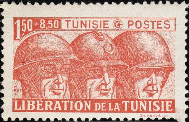  Libération de la Tunisie 10F 