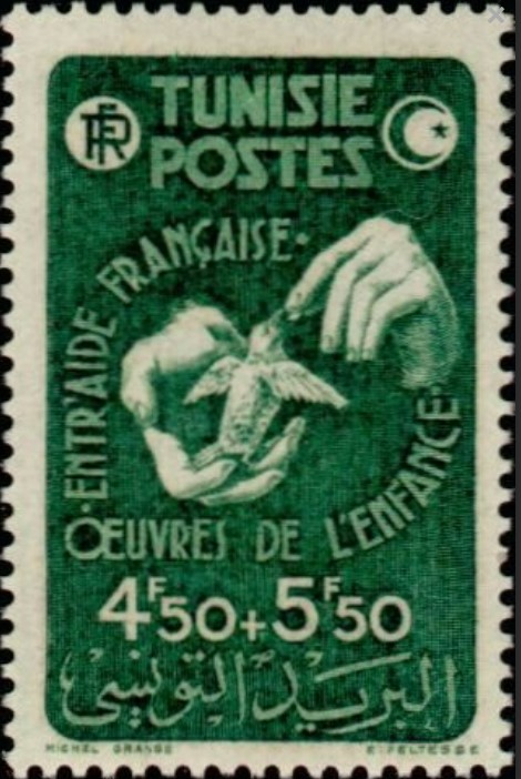 Au profit des oeuvres de l'enfance - 4.50+5.50 F