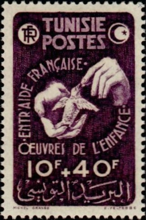 Au profit des oeuvres de l'enfance - 10+40 F