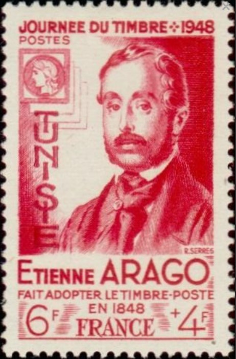 Journée du timbre. Arago 6 +4 F