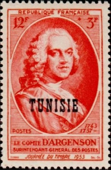 Journée du timbre : Comte d'Argenson