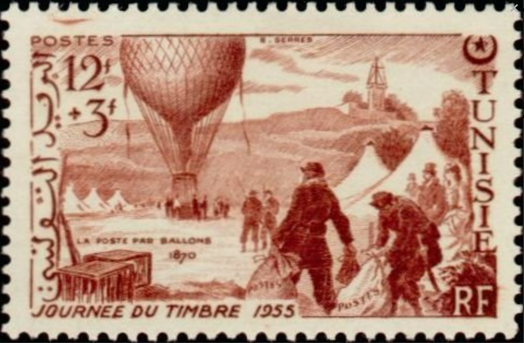 Journée du timbre : Ballon-poste