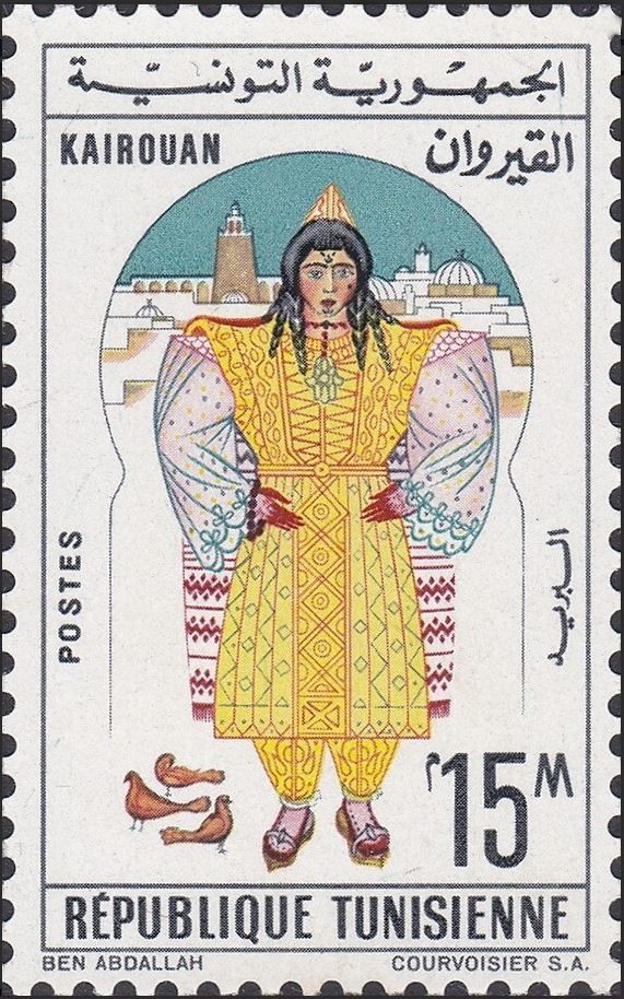 Costumes régionaux. Kairouan